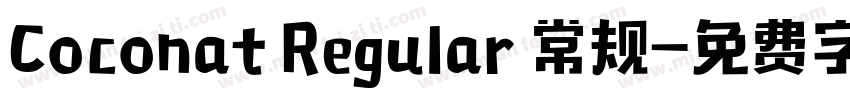 Coconat Regular 常规字体转换